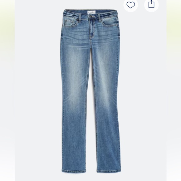 Midrise Boot Cut Jeans - Picture 1 of 5